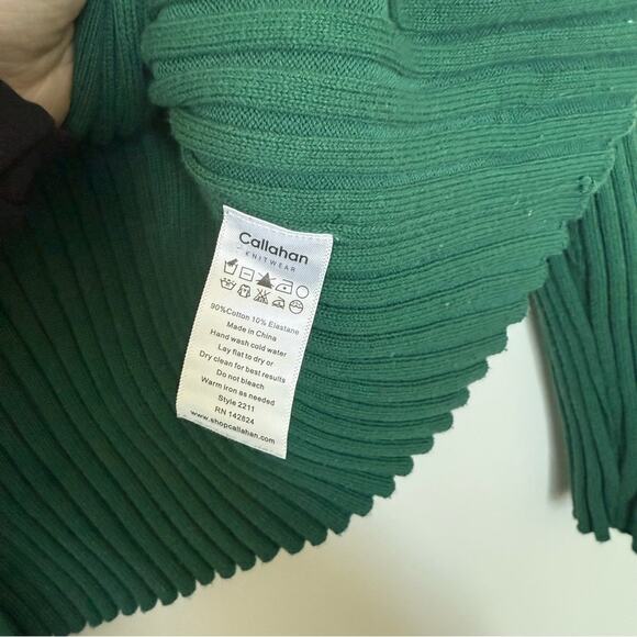 Callahan Glennon Cardigan in Fern Size XS - Picture 3 of 4